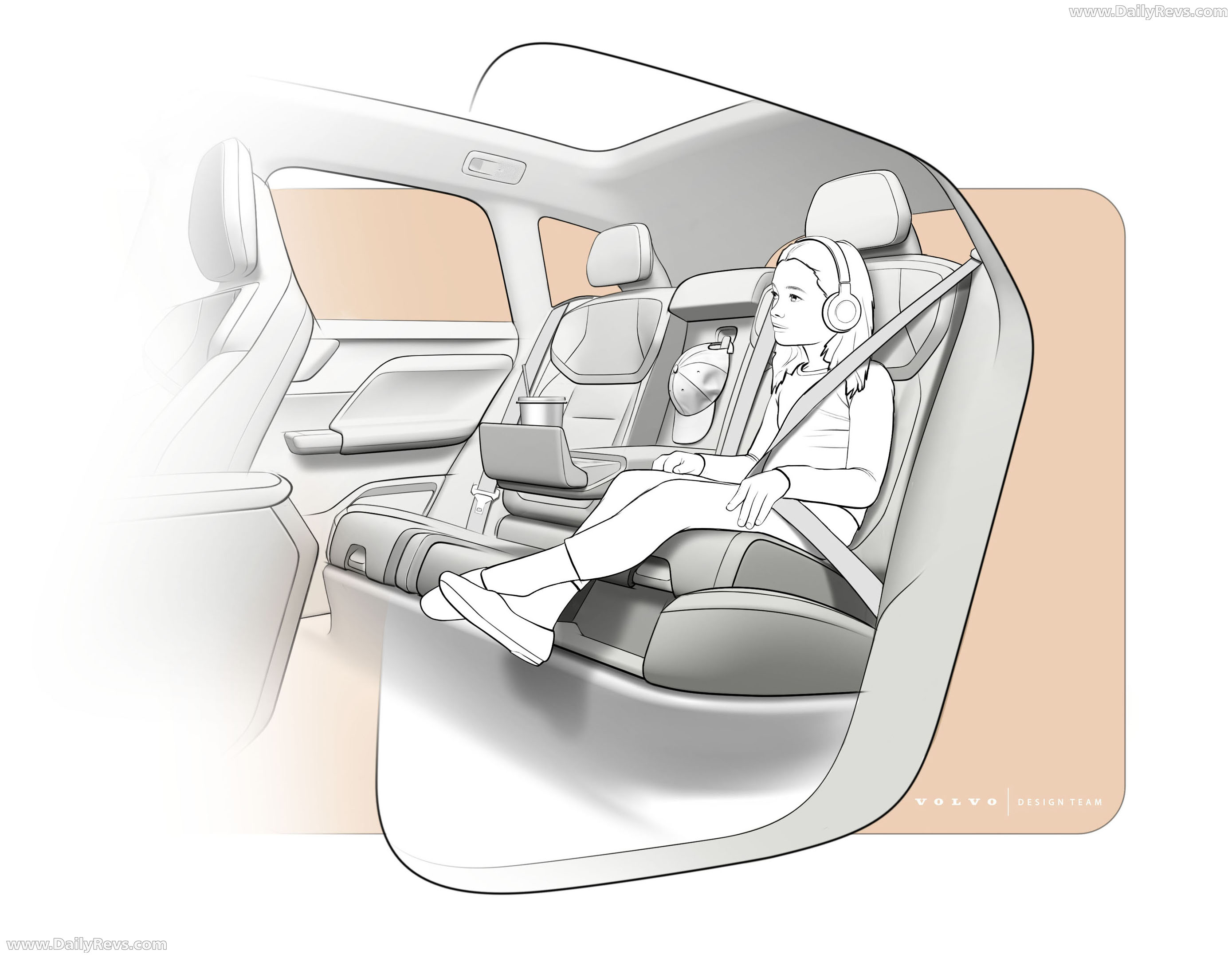 2027 Volvo EX60 Sketches
