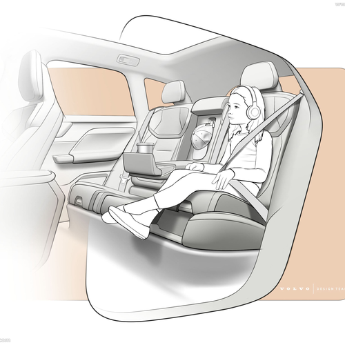 2027 Volvo EX60 Sketches