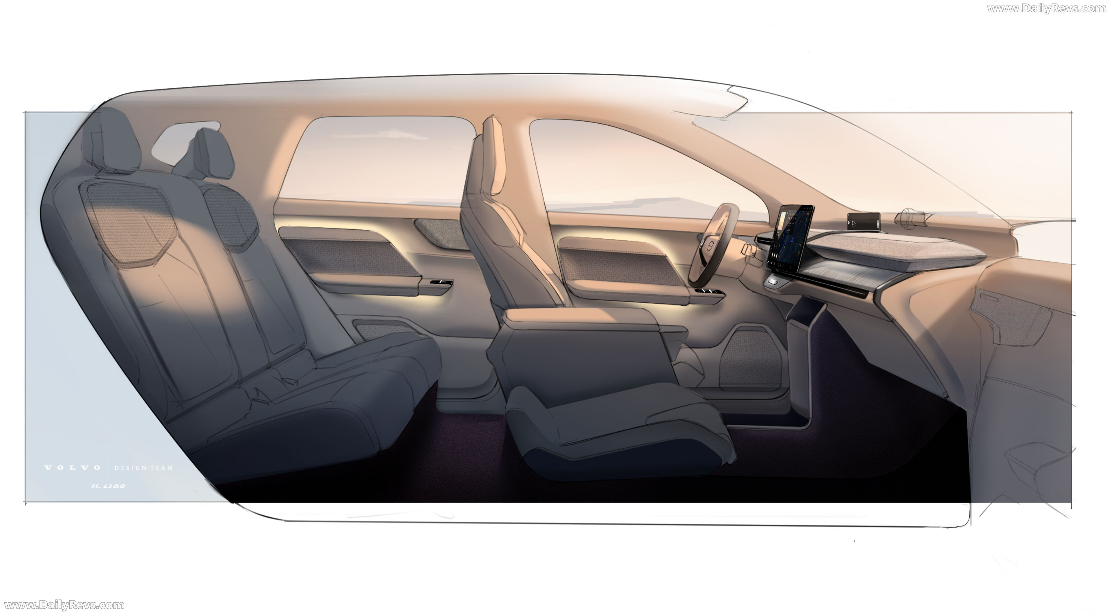 2027 Volvo EX60 Sketches