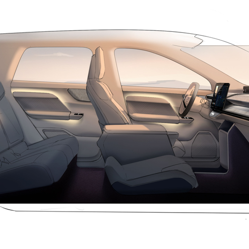 2027 Volvo EX60 Sketches