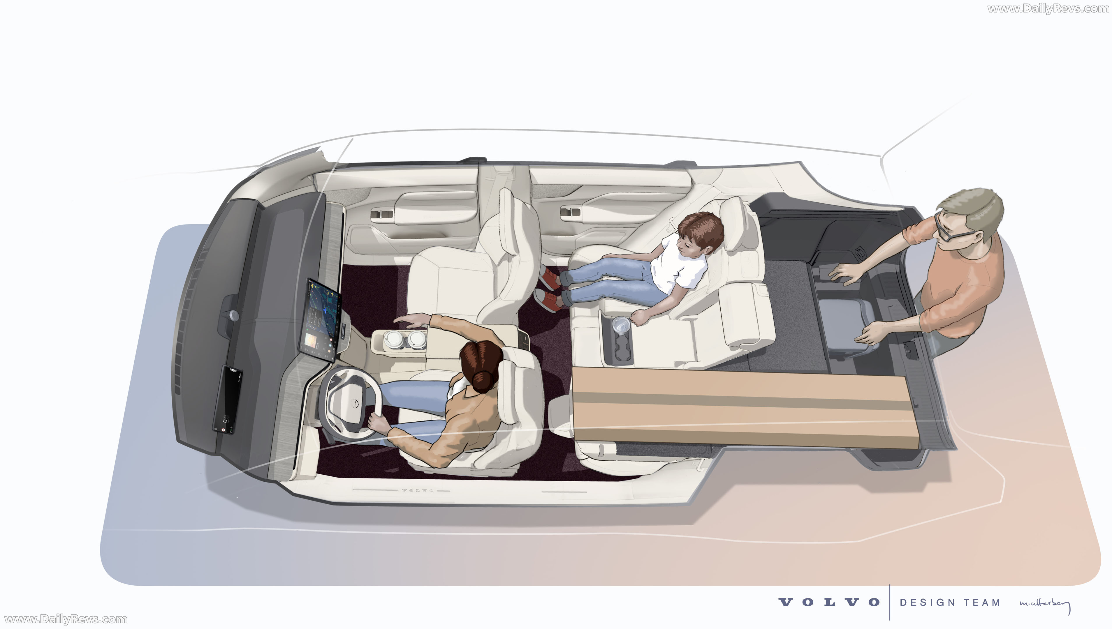 2027 Volvo EX60 Sketches