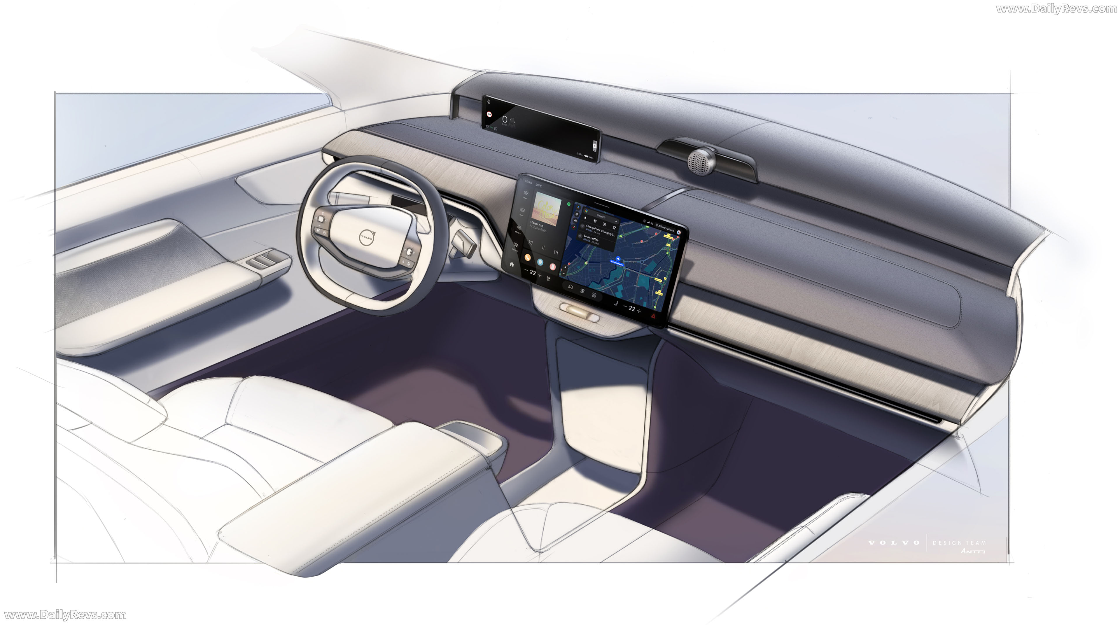 2027 Volvo EX60 Sketches