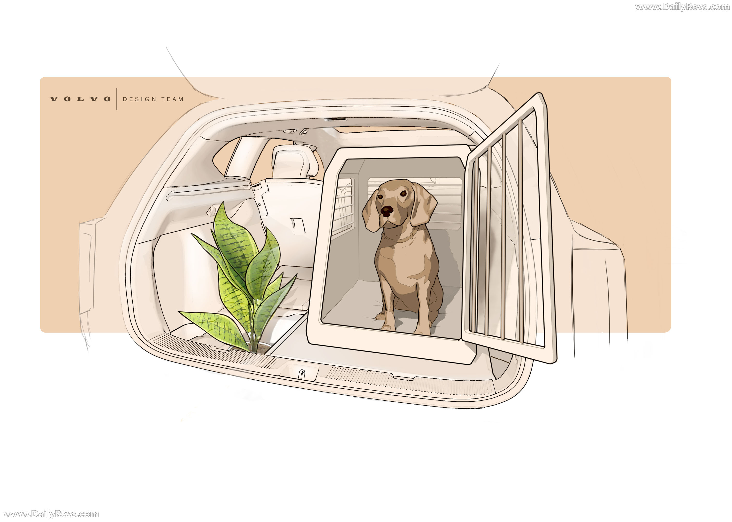 2027 Volvo EX60 Sketches