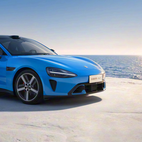 2025 Xiaomi SU7 Capri Blue Exterior