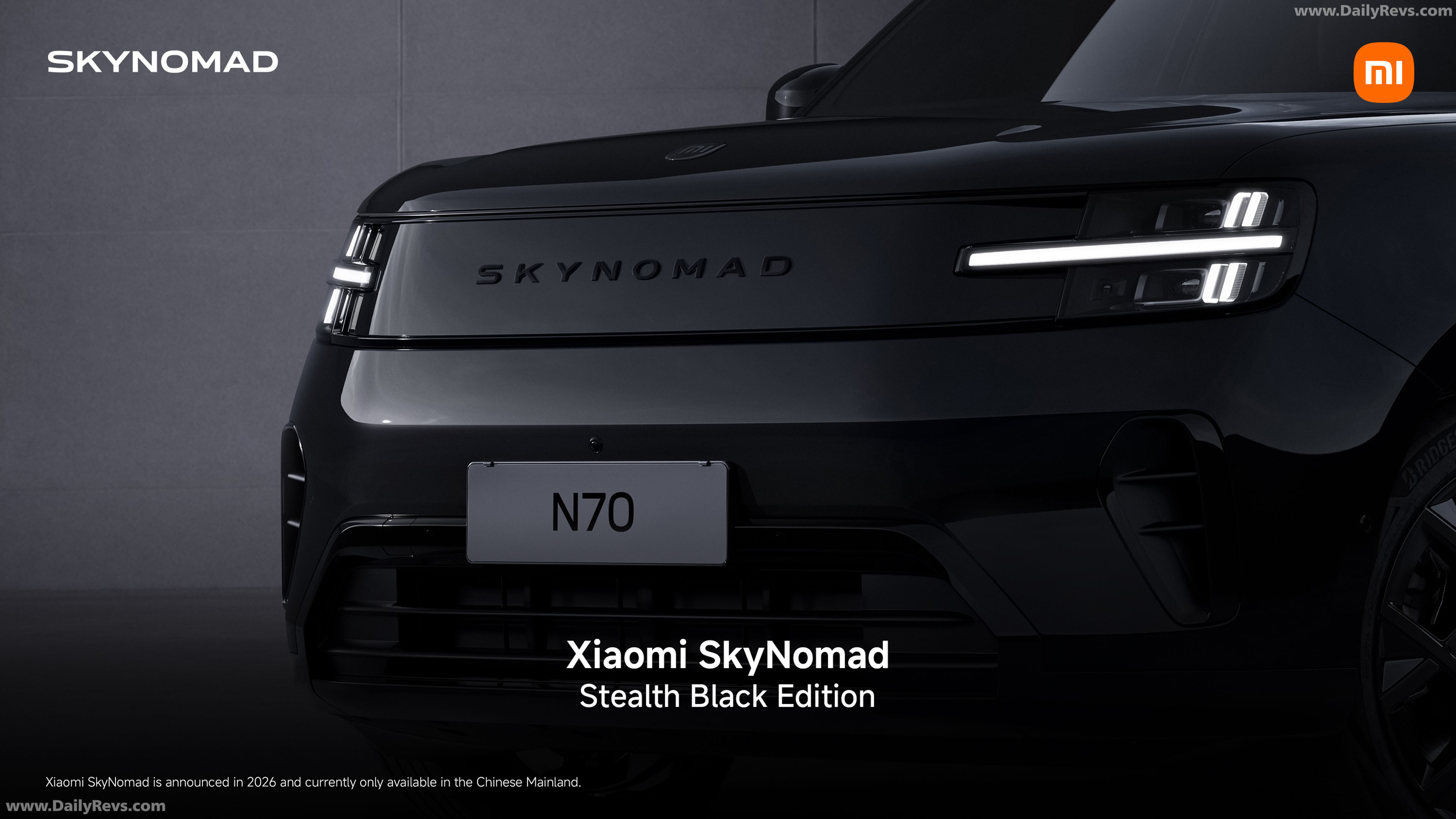 2027 Xiaomi SkyNomad N70 Max Stealth Black Edition Exterior