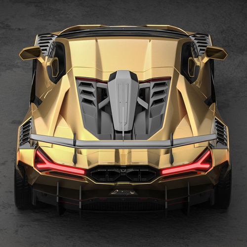 2025 ZACOE Lamborghini Revuelto Carbon Fiber Wide Body Top View