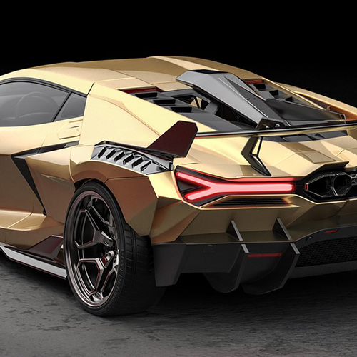 2025 ZACOE Lamborghini Revuelto Carbon Fiber Wide Body Rear View