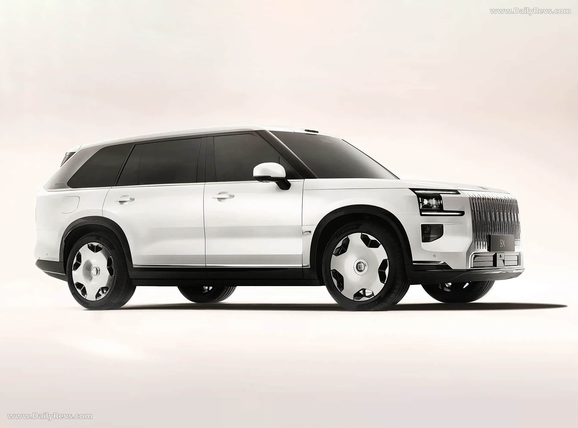 2026 Zeekr 9X Arctic White Side View
