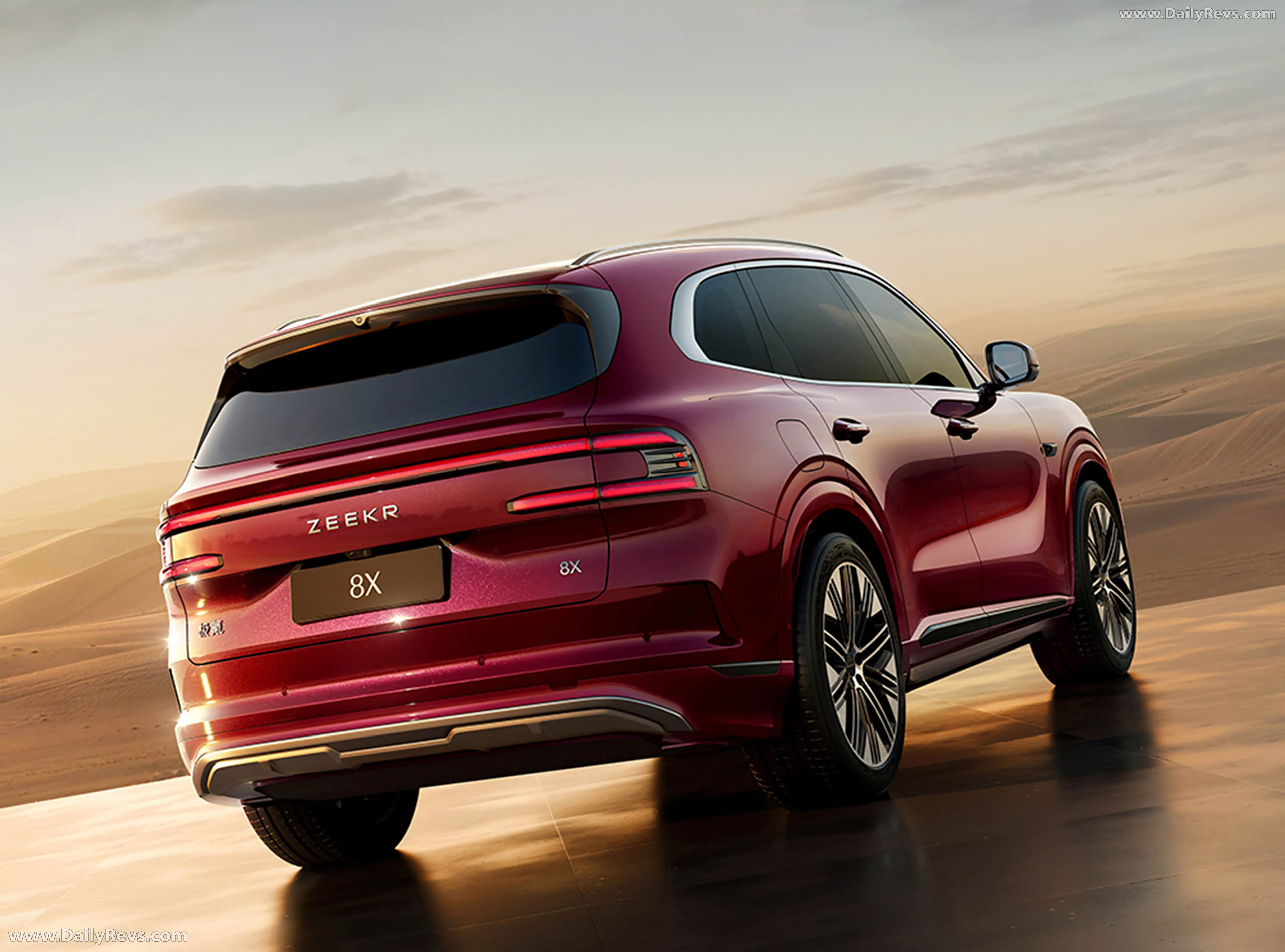 2027 Zeekr 8X Rear View
