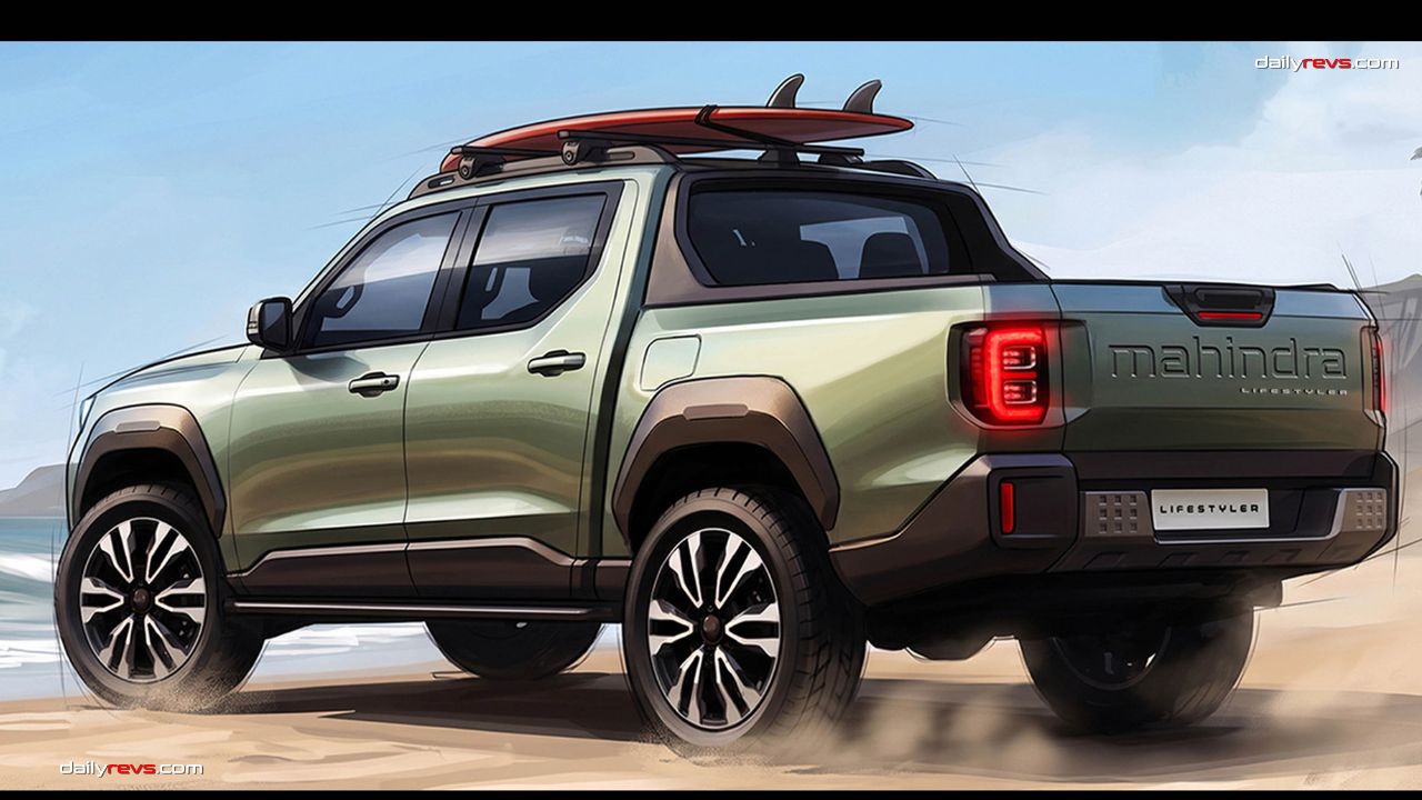 2027 Mahindra Motors Scorpio Lifestyler design sketch 2
