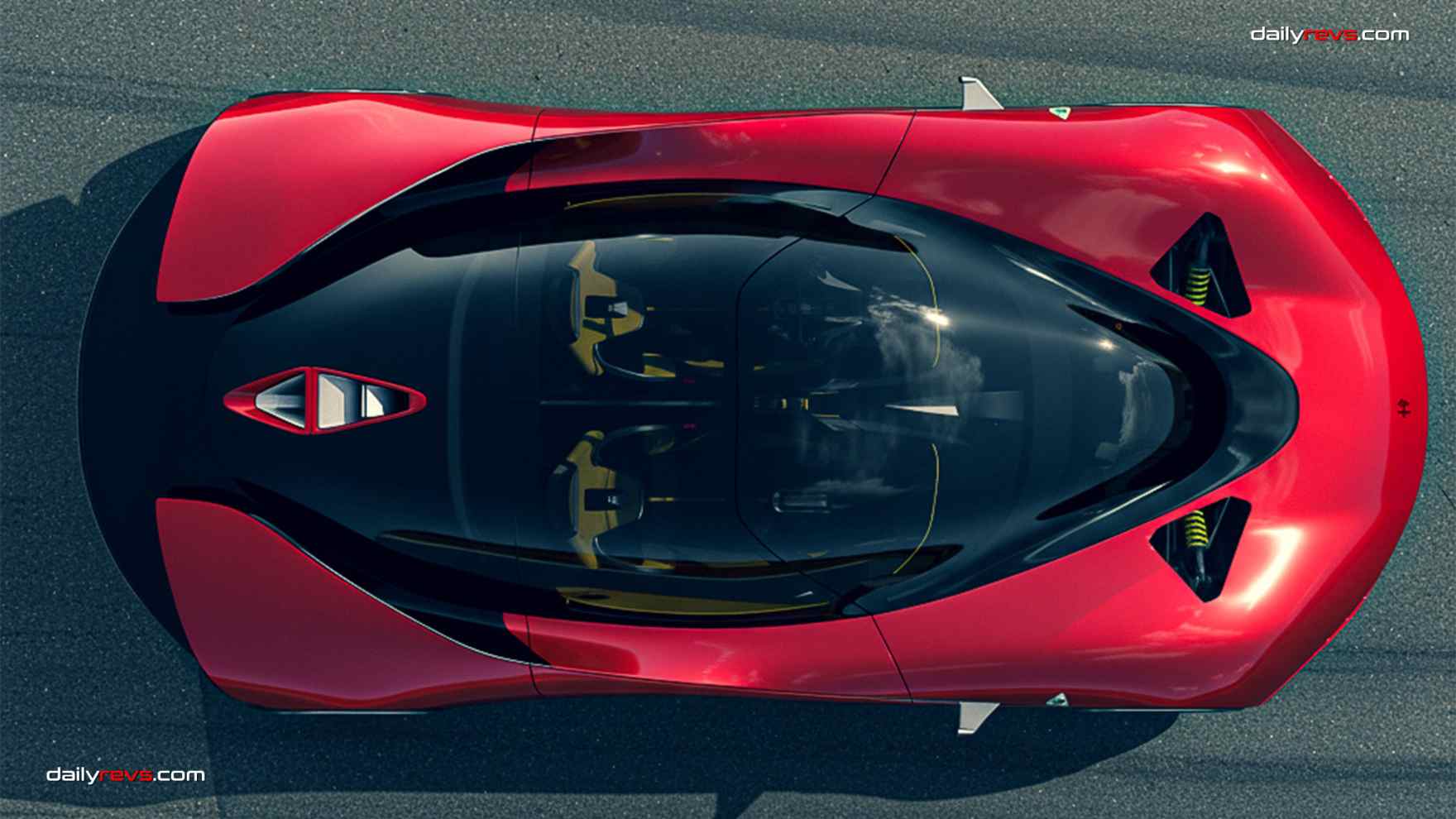 Alfa Romeo 4t Concept Top View
