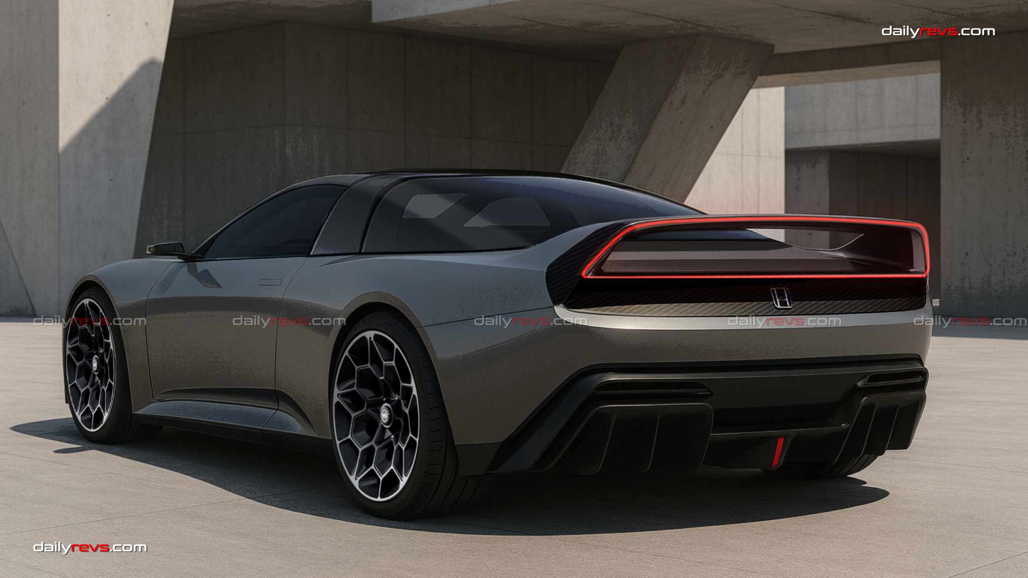 Honda NSX BY Italdesign speculative rendering