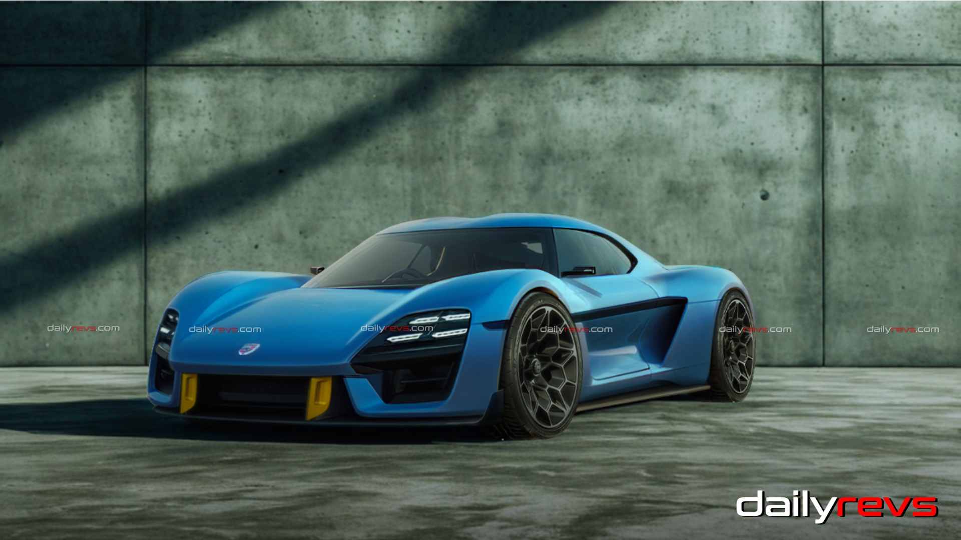 Electric Porsche 718 Rendering Rendering of 718 Electric